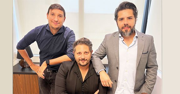 Jeff Siqueira, em sociedade com Murilo Oliveira e Tiago Lima